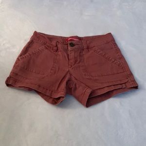Dark pink summer shorts